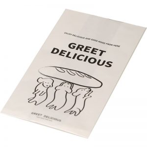 baking paper bag with window